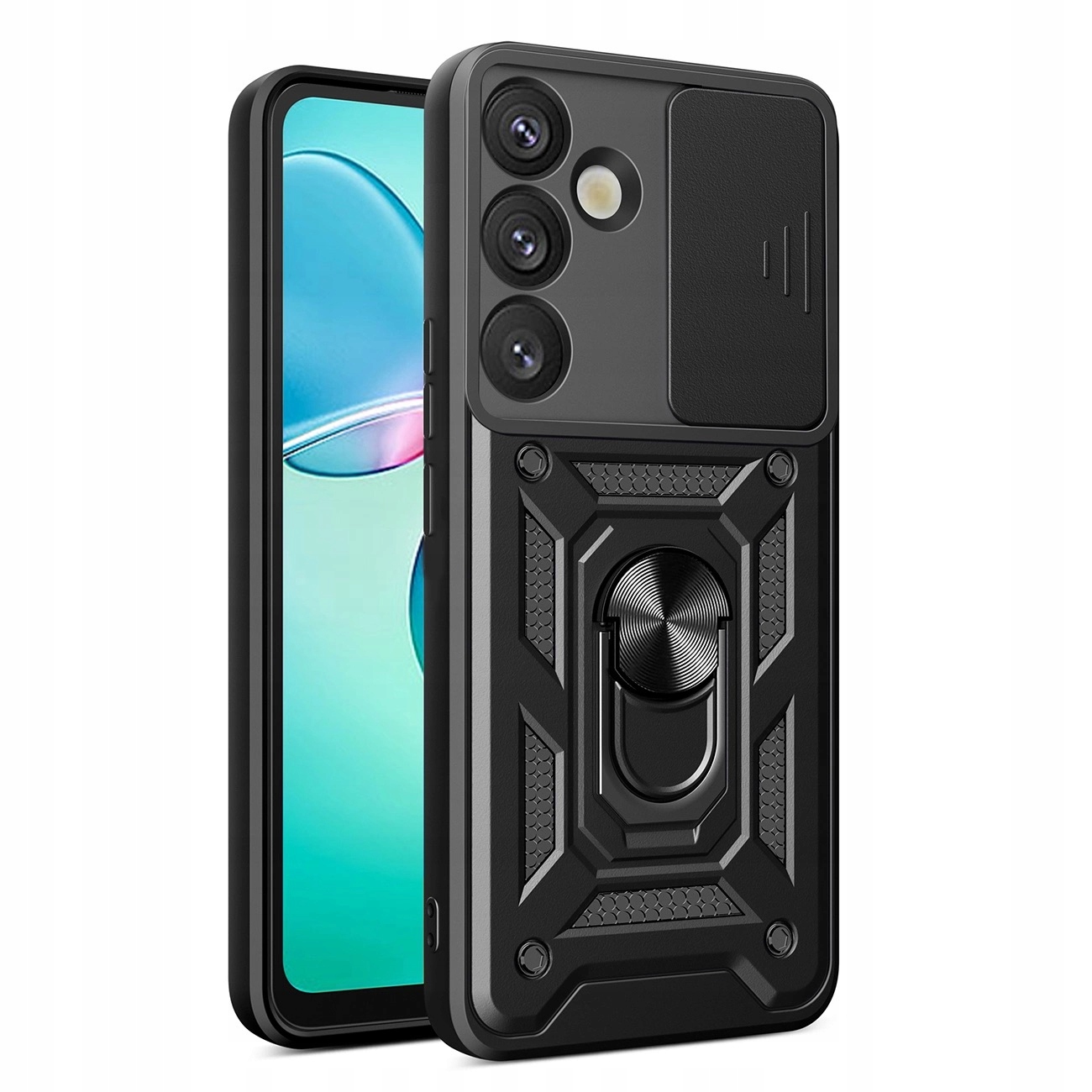 Etui pancerne Hybrid Armor Camshield z osłoną aparatu i metalowym do