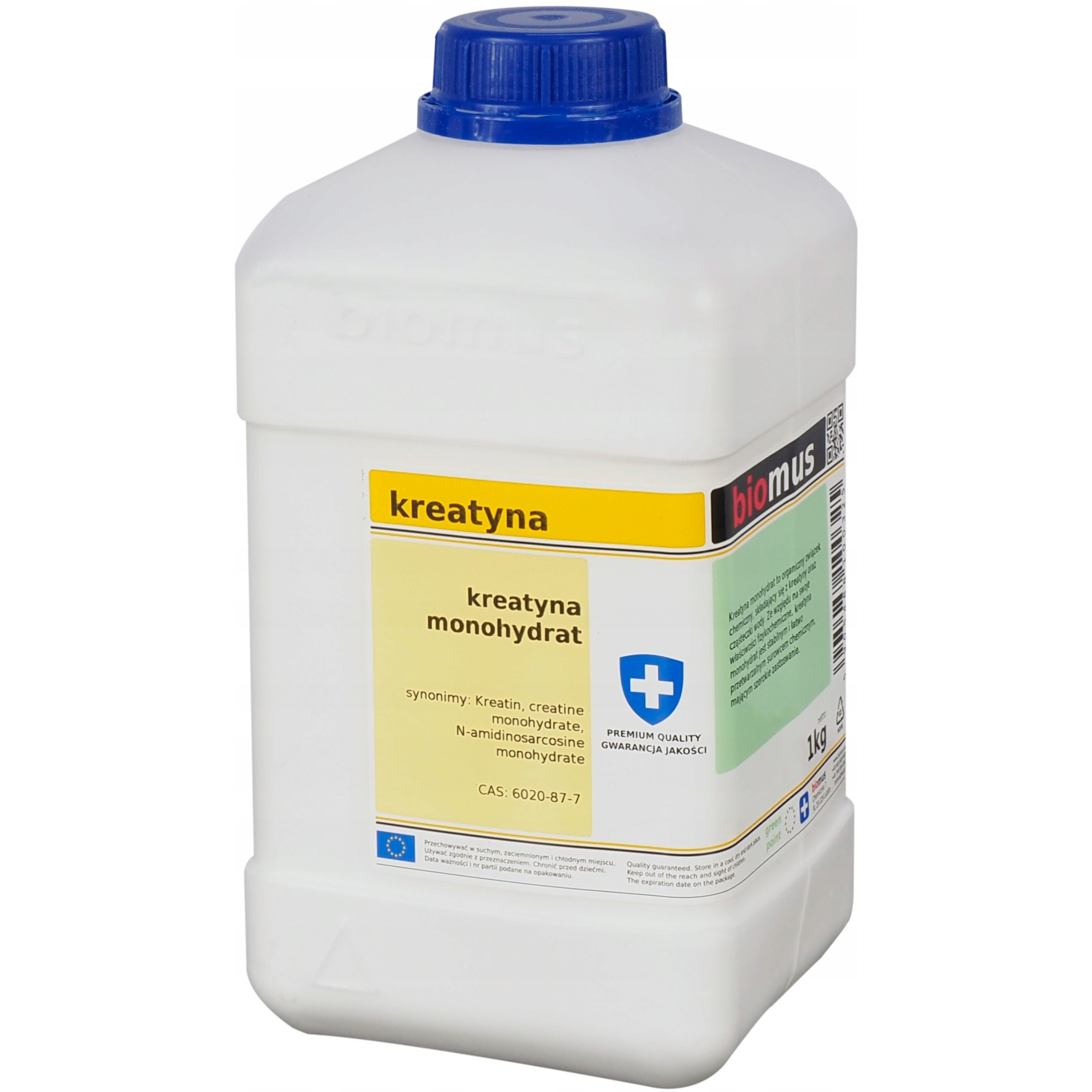 

Kreatyna monohydrat creatine 1kg Biomus w proszku