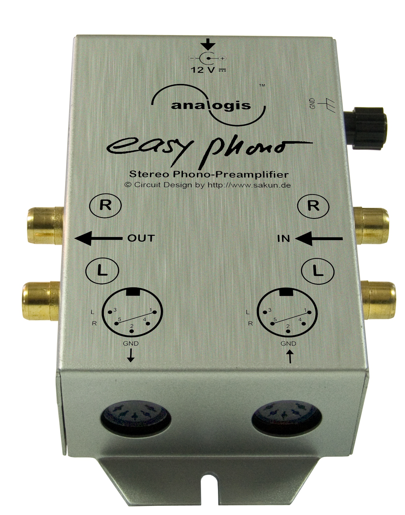 PRZEDWZMACNIACZ GRAMOFONOWY PHONO MM ANALOGIS RIAA Rodzaj tranzystorowy