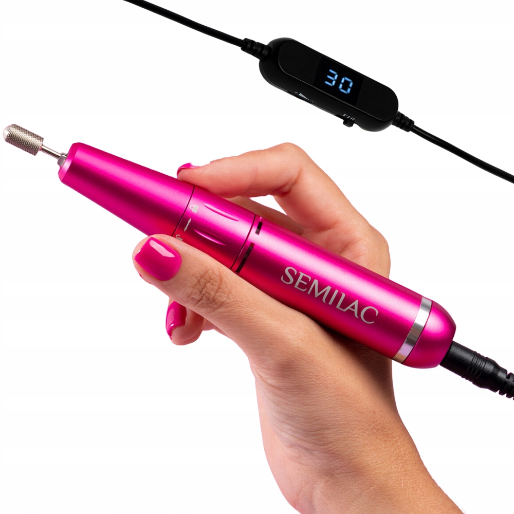 Semilac Ultralehká tichá Bruska na nehty Mini Pen s 12W displejem