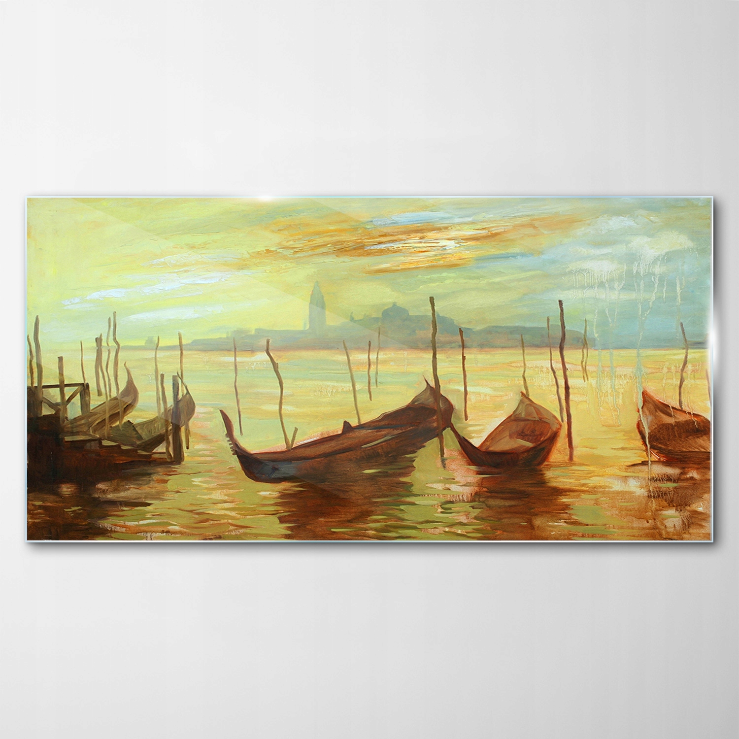 

Hartowany Obraz Szklany Gondole Wenecja 100x50