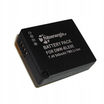 Baterie pro Panasonic DMW-BLE9E Lumix 940 mAh