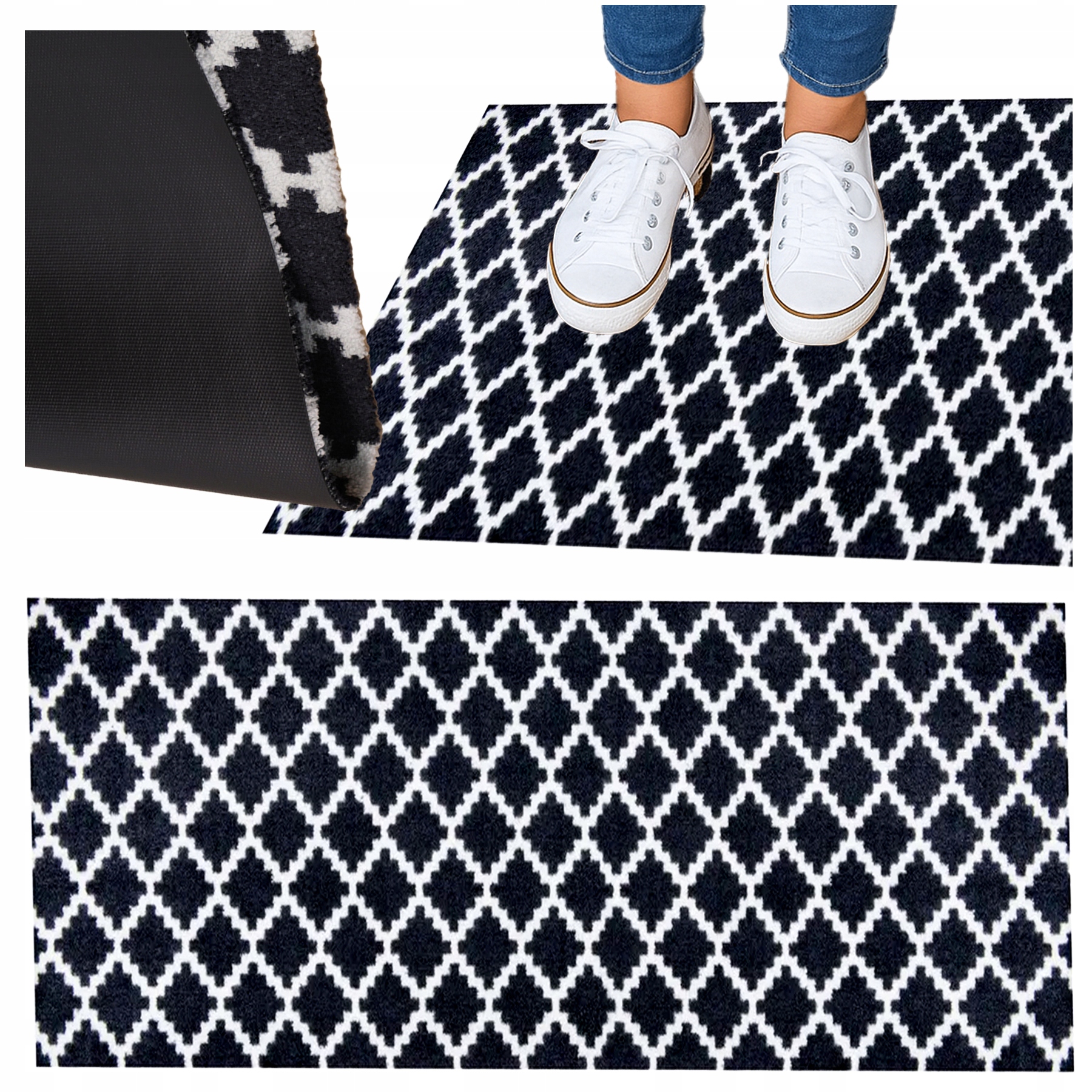 Koberec Běhoun do Předsíně Kuchyně hotový 50x150 cm Protiskluzový