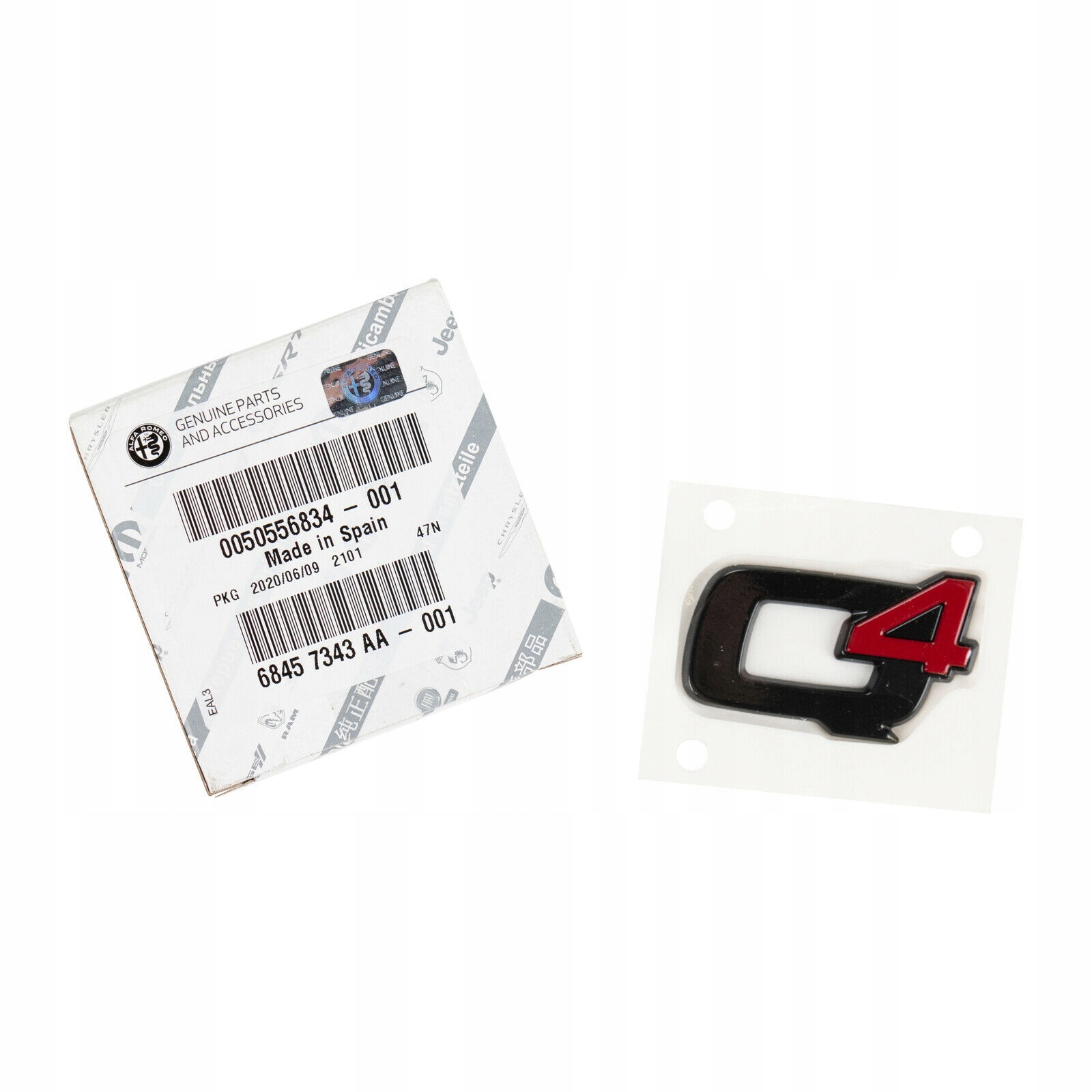 

Znaczek napis logo emblemat Q4 Alfa Romeo Stelvio