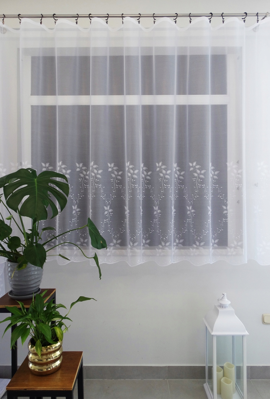 Mg Záclona 35449 Bílá 350x170 cm Hotová S Páskou Skr M