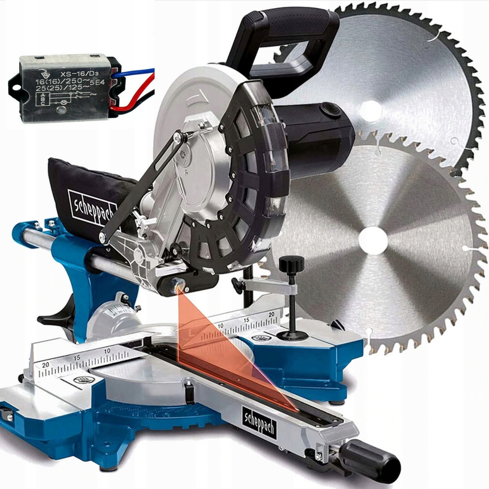 SCHEPPACH Piła kapówka ukośnica ukosowa z przesuwem HM254 PODSTAWA ROBOCZA Kod producenta 5901216901