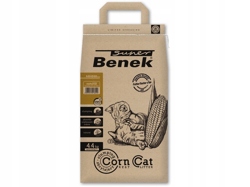Żwirek dla kota Benek Corn Golden 35 L