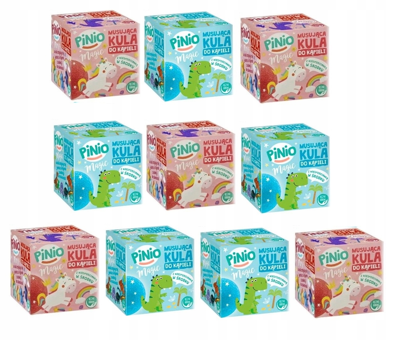 KULA MAGIC MUSUJĄCA PINIO DO KĄPIELI NIESPODZIANKĄ 10 sztuk / MIX