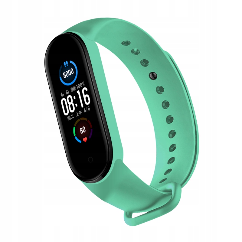 

Opaska Pasek Zamienna do Xiaomi MI Band 4 Miętowy