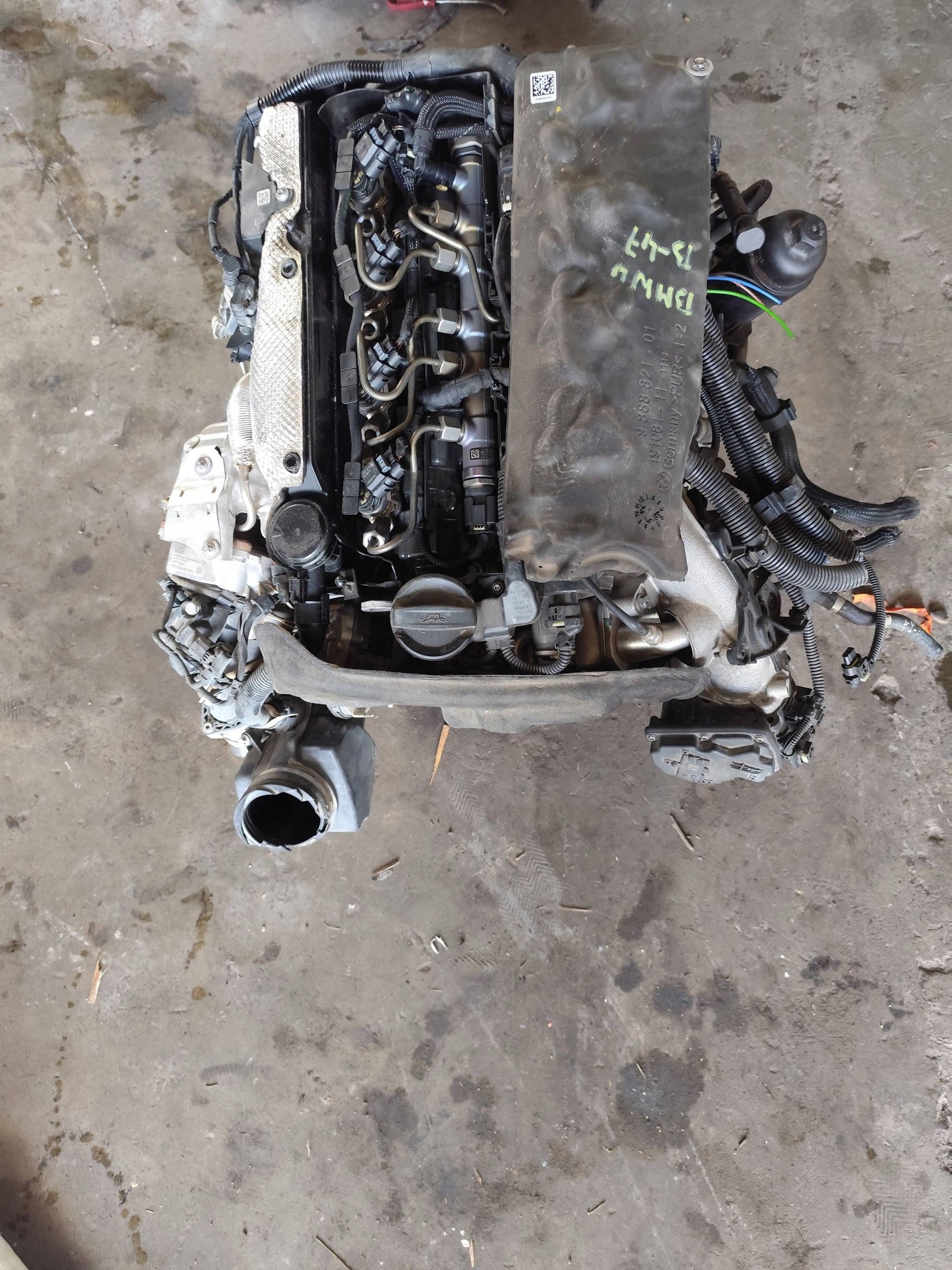 BMW 4 G22 G23 2.0D engine complete B47D20B DEMONTAZ