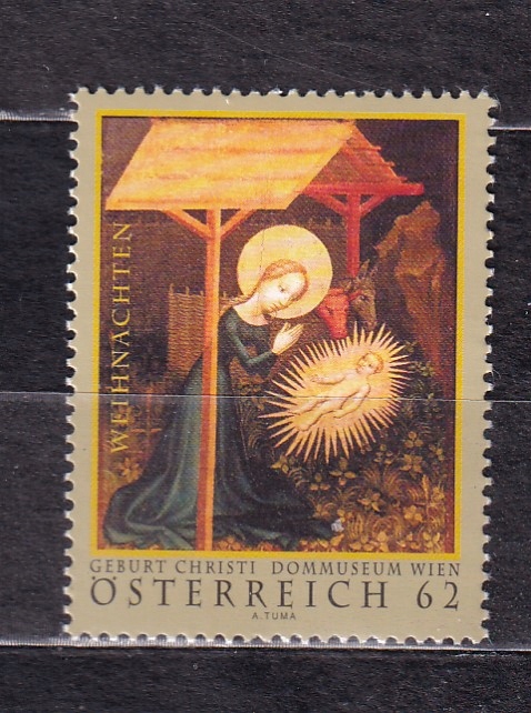 AUSTRIA** Boże Narodzenie II Mi 2969