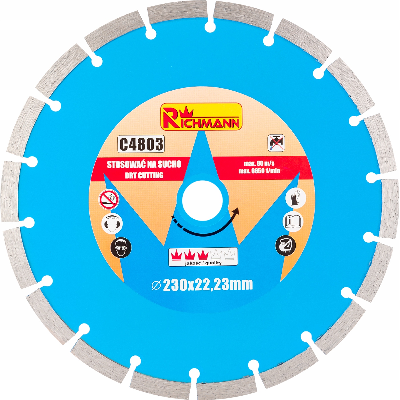 

Tarcza Diamentowa 230MM Segmentowa Richmann C4803