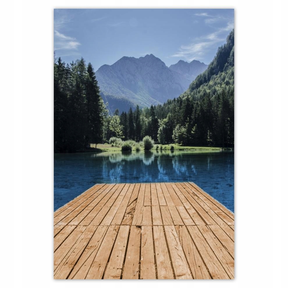 

Plakaty 40x60 Drewniany pomost w górach