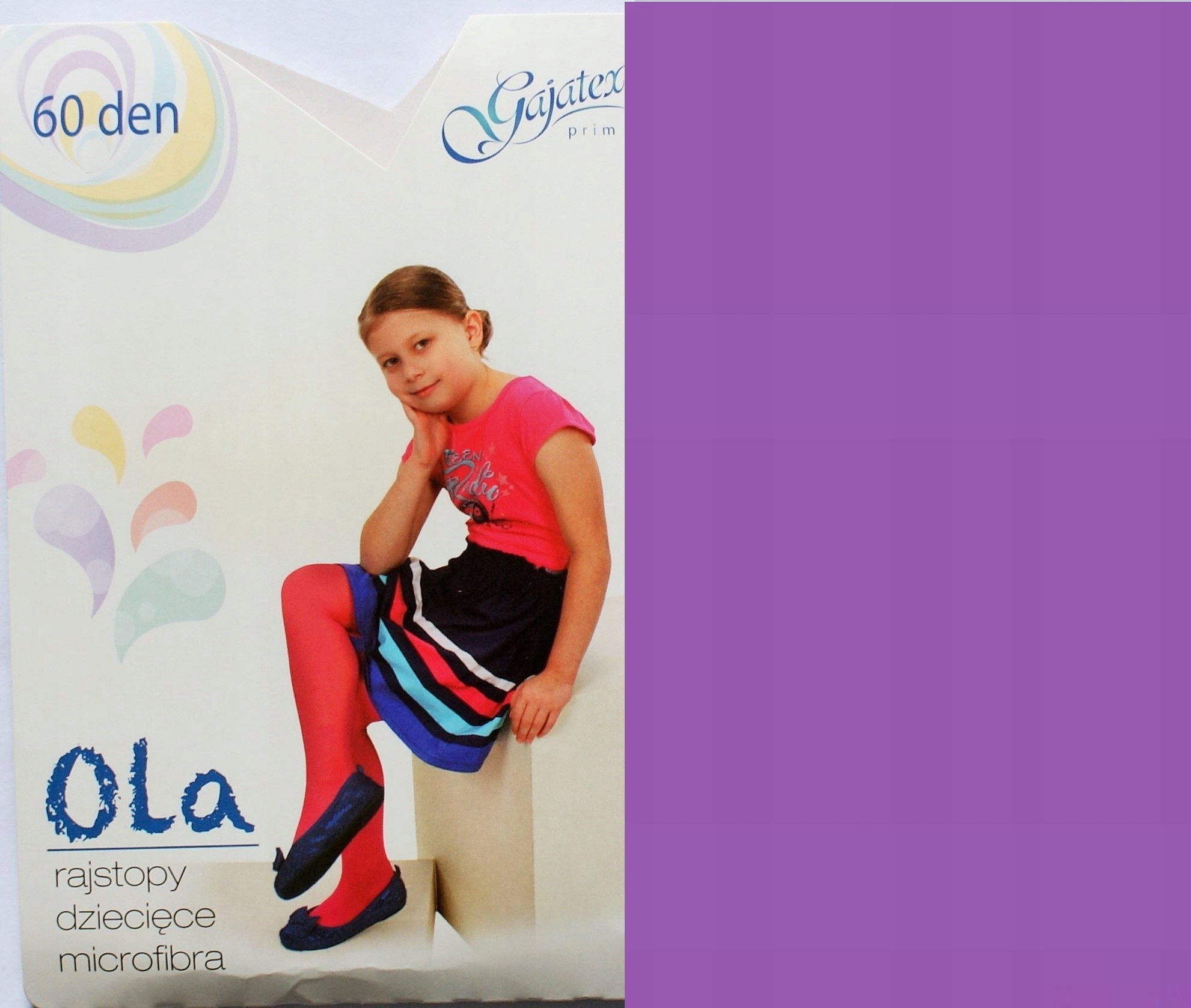 

Rajstopy microfibra 60 den 104-110 J. Fiolet