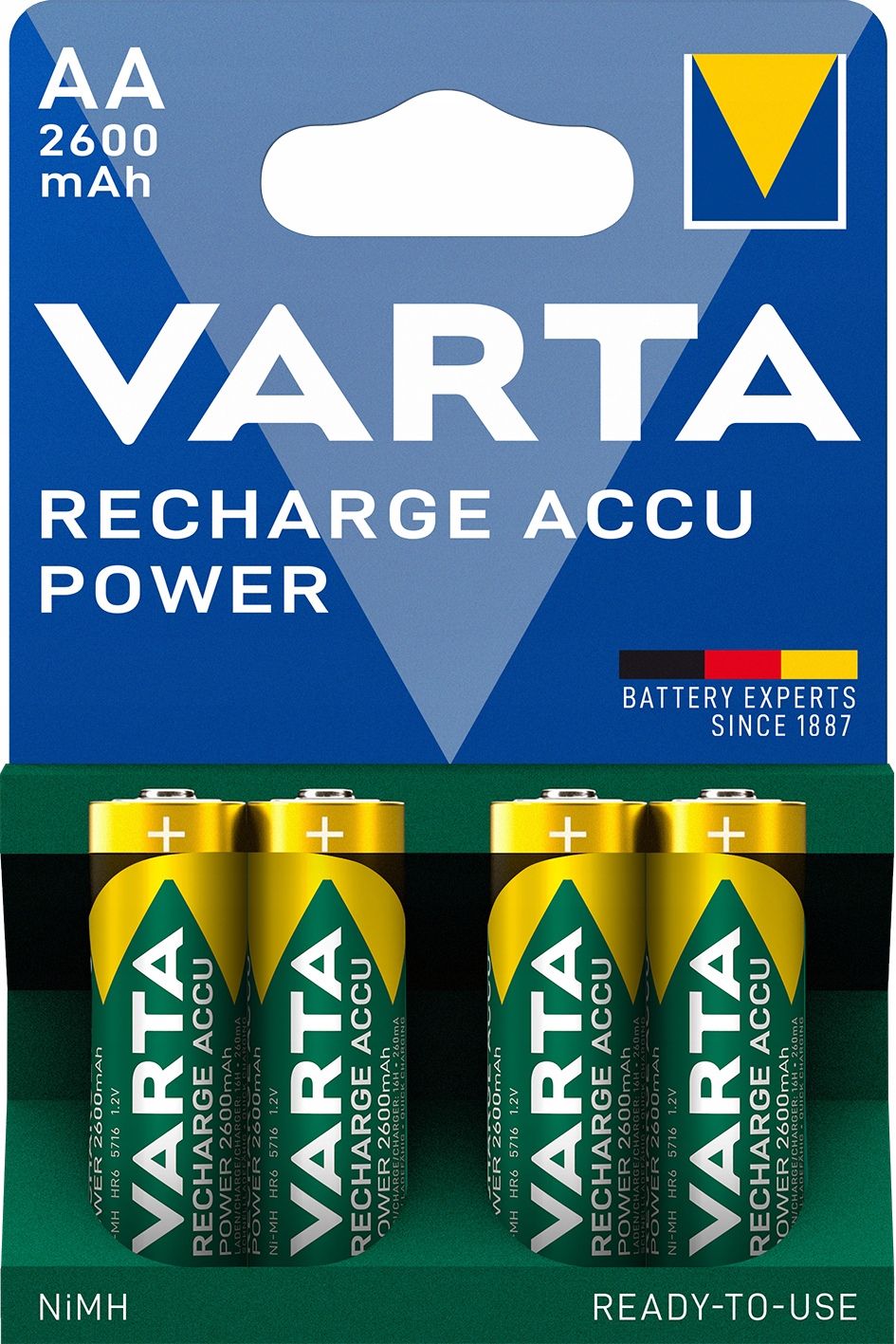 

4x Akumulator Varta 2600 mAh blister