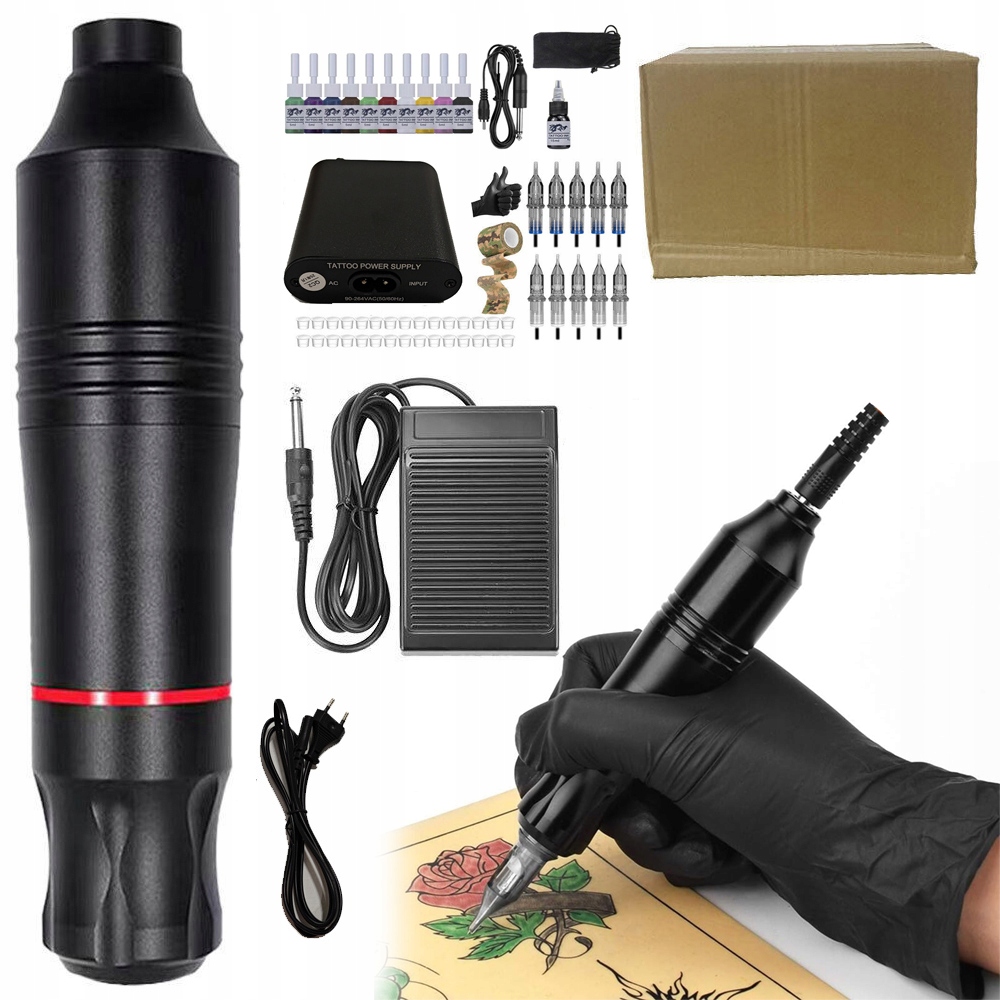 Profesionální Na Tetování, Bezdrátová Sada Na Tetování