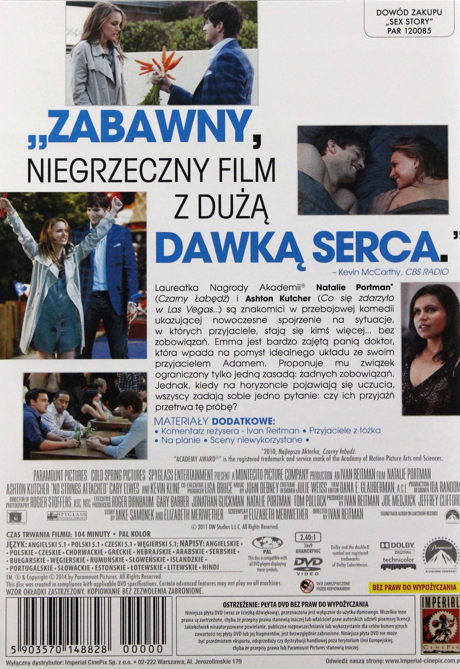 SEX STORY [DVD] Stan opakowania oryginalne