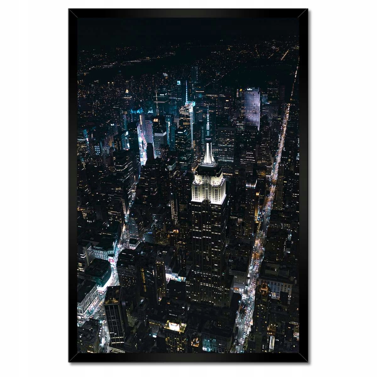Plakáty v rámu 40x60 New York Pohled shora