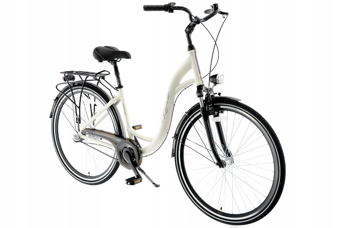 Rower 28 Kands Wenecja 3Biegi 17 biały połysk