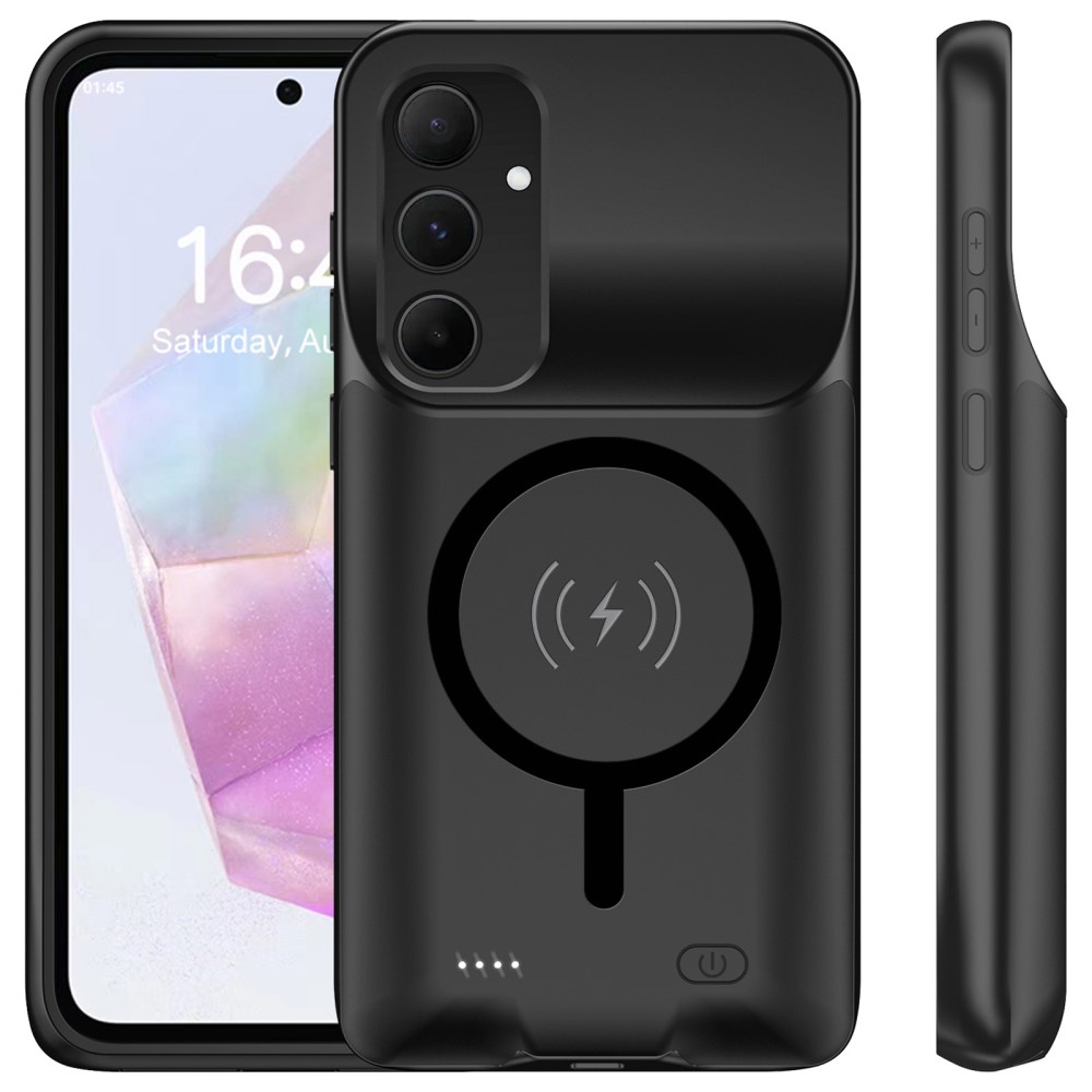Pouzdro s baterií 10000 mAh pro Galaxy A54 5G, powerbanka s MagSafe s indukcí