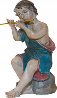 

Muzykant z fletem- 6,9cm wys. do figur o wys. 12cm