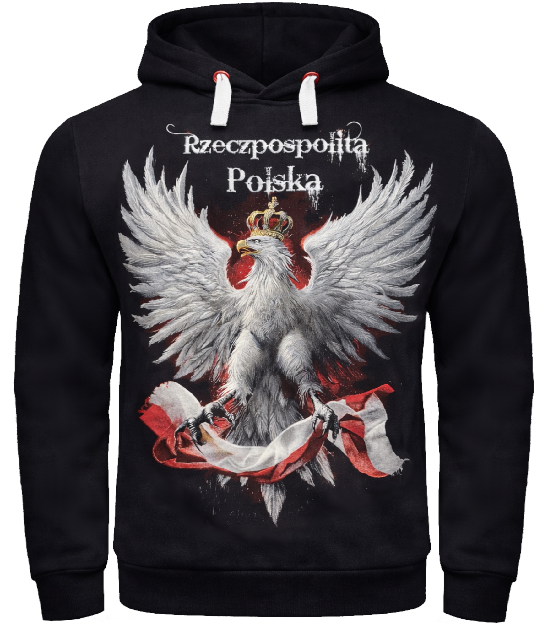 Mikina Orel, oboustranný potisk, Polský Výrobek r.XXL