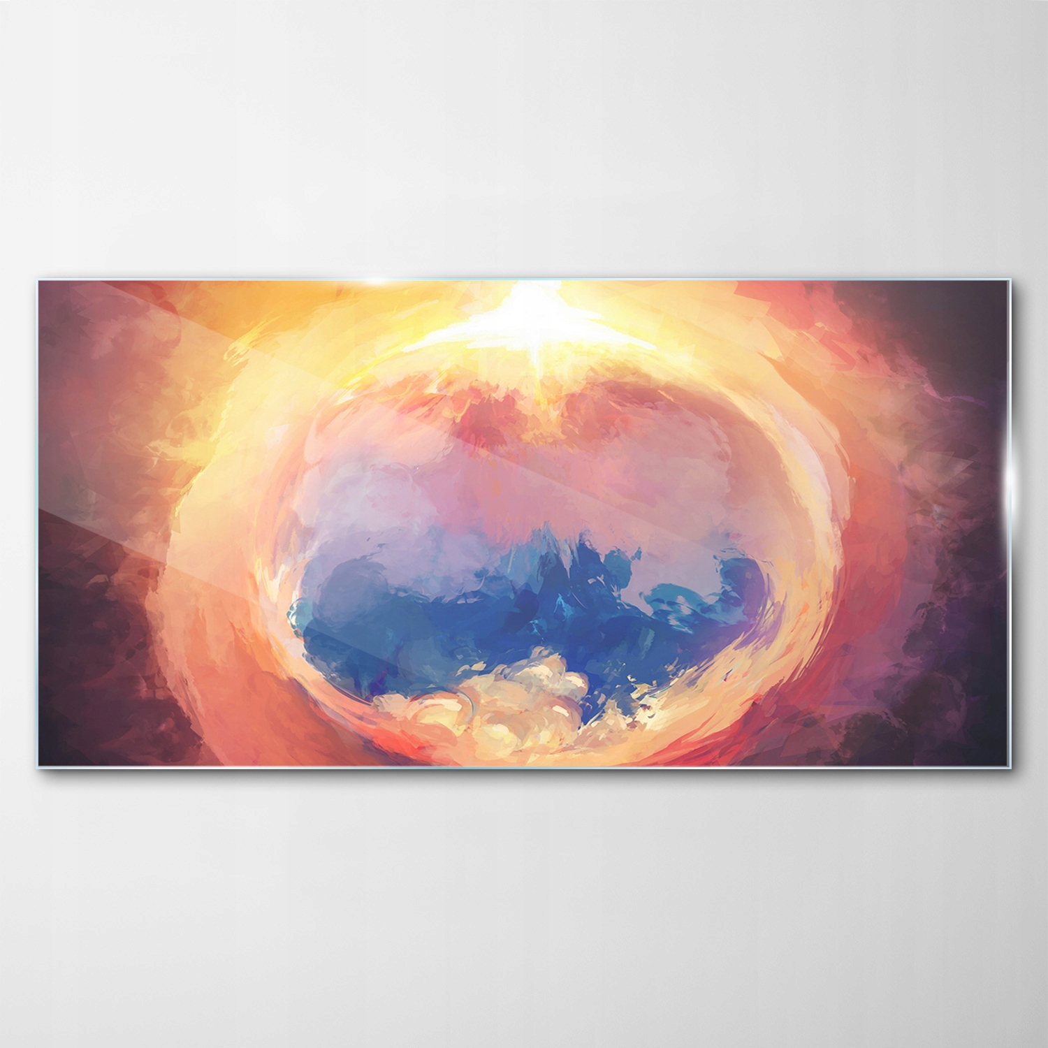 

Obraz na Szkle Dekor Fantasy Ogień Chmury 100x50