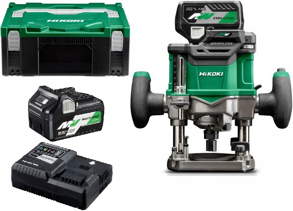 FREZARKA GÓRNOWRZECIONOWA AKUMULATOROWA 6-12MM HiKOKI M3612DA WPZ MULTIVOLT
