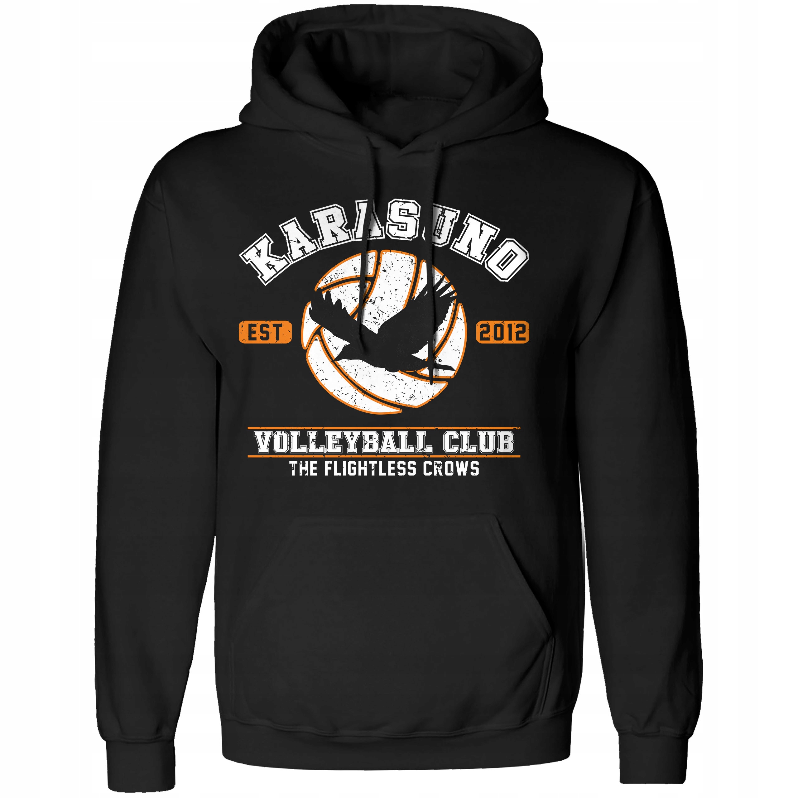 

Bluza Męska Z Kapturem Manga Haikyuu Karasuno L