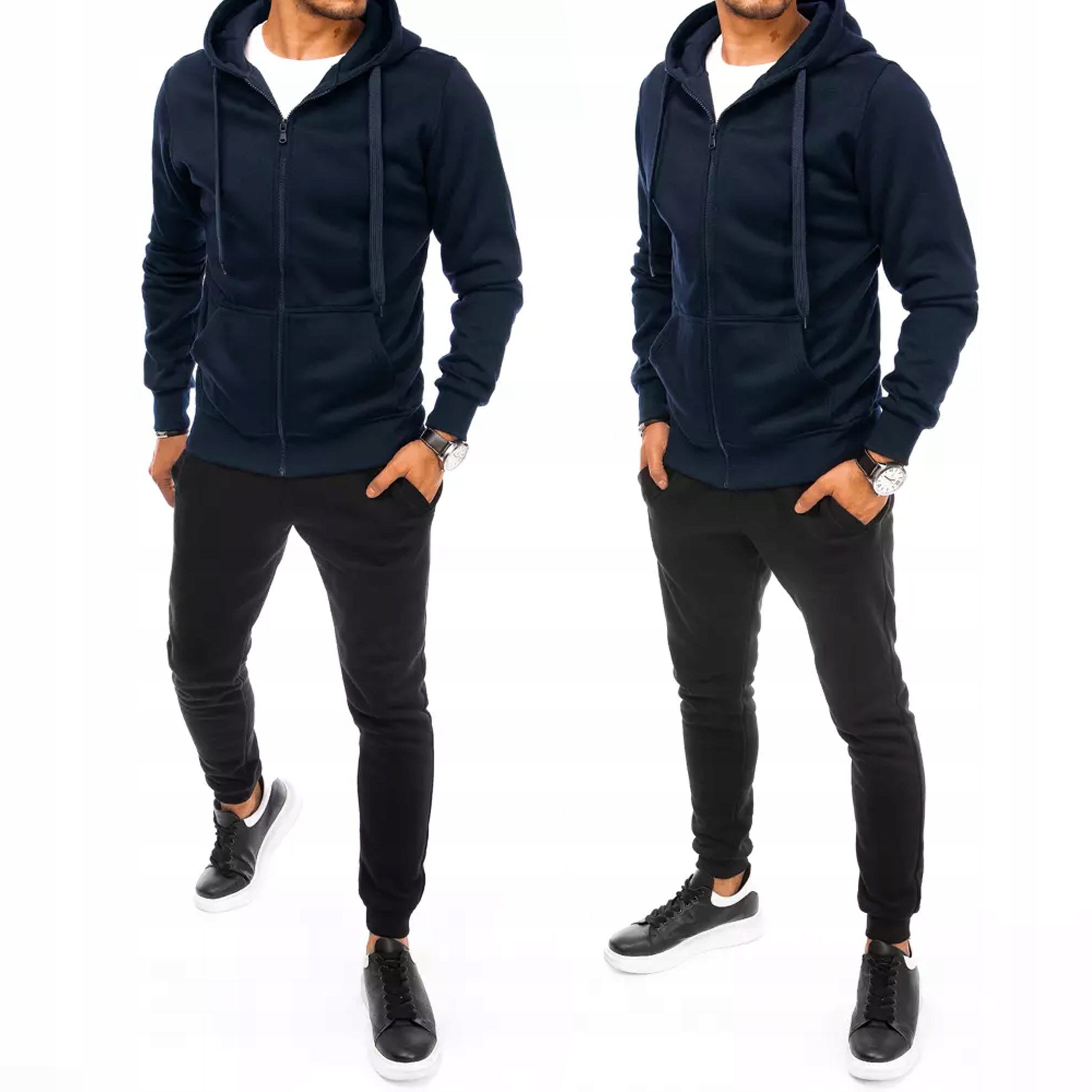 MĘSKI KOMPLET DRESOWY SPODNIE BLUZA roz. XL