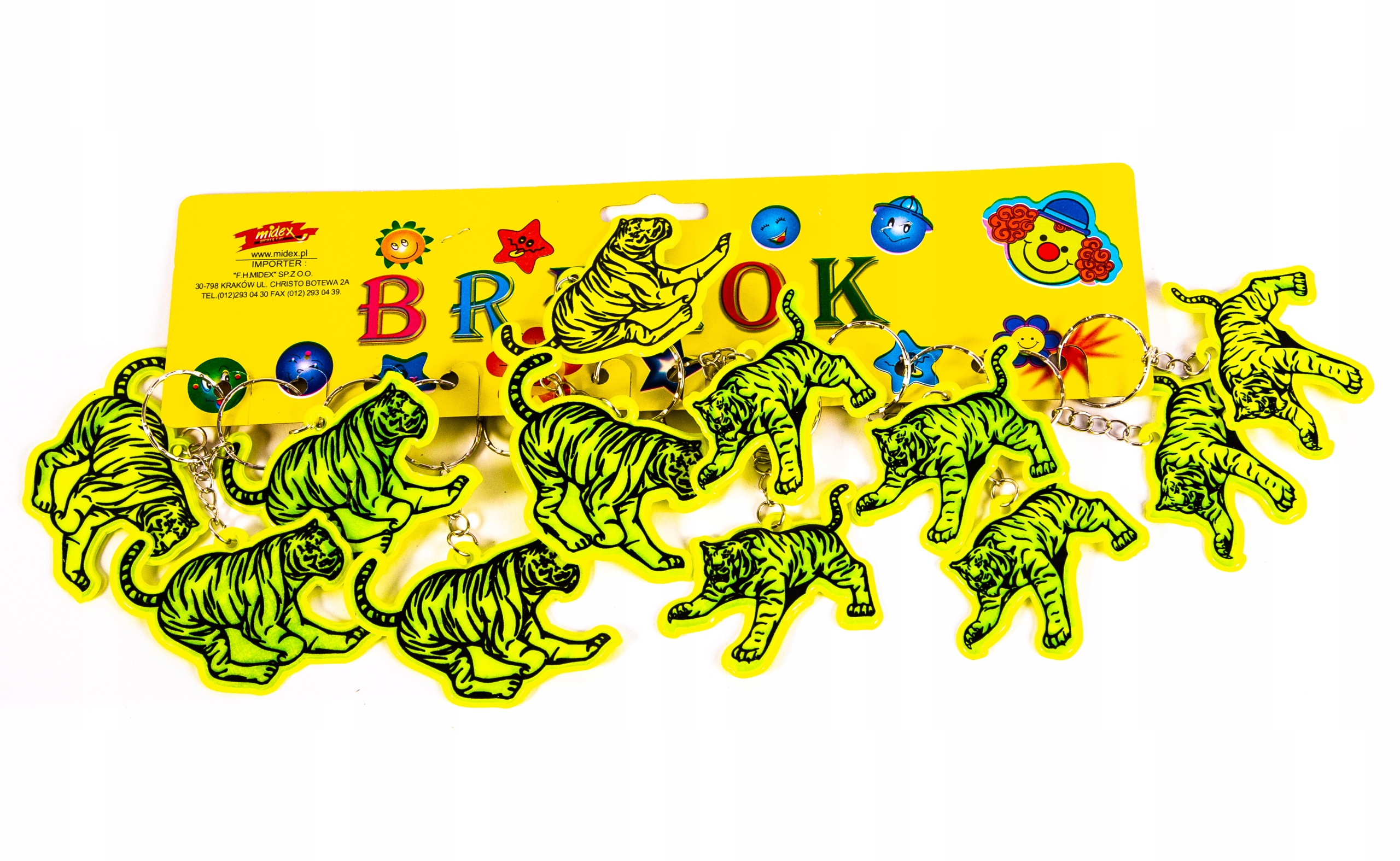 

Tygrys Odblaskowy Brelok Zawieszka Do Kluczy