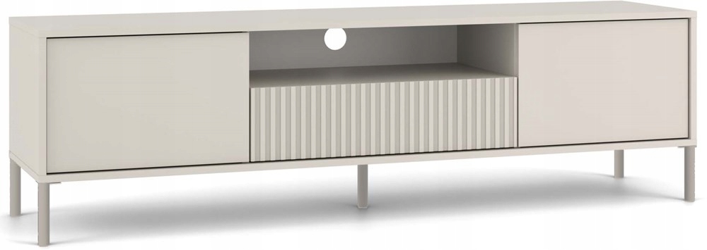 Szafka Rtv 160 cm pod Tv nowoczesna komoda do salonu Kamaro kaszmir lamele