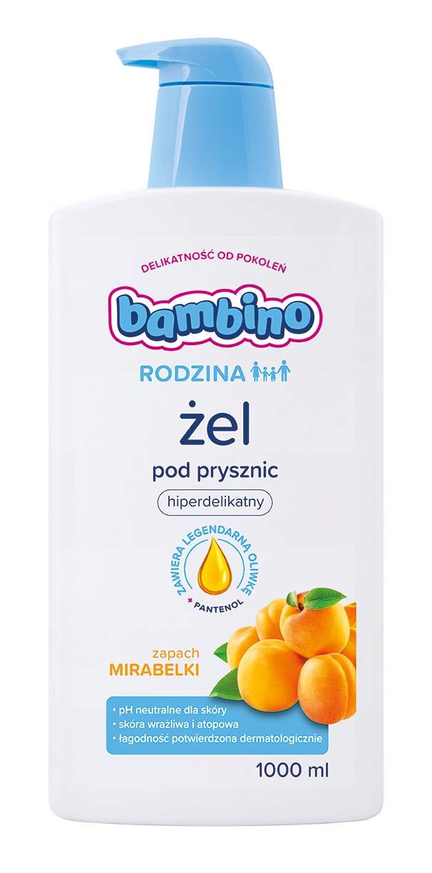 

Bambino Rodzina Żel pod prysznic mirabelka 1000ml
