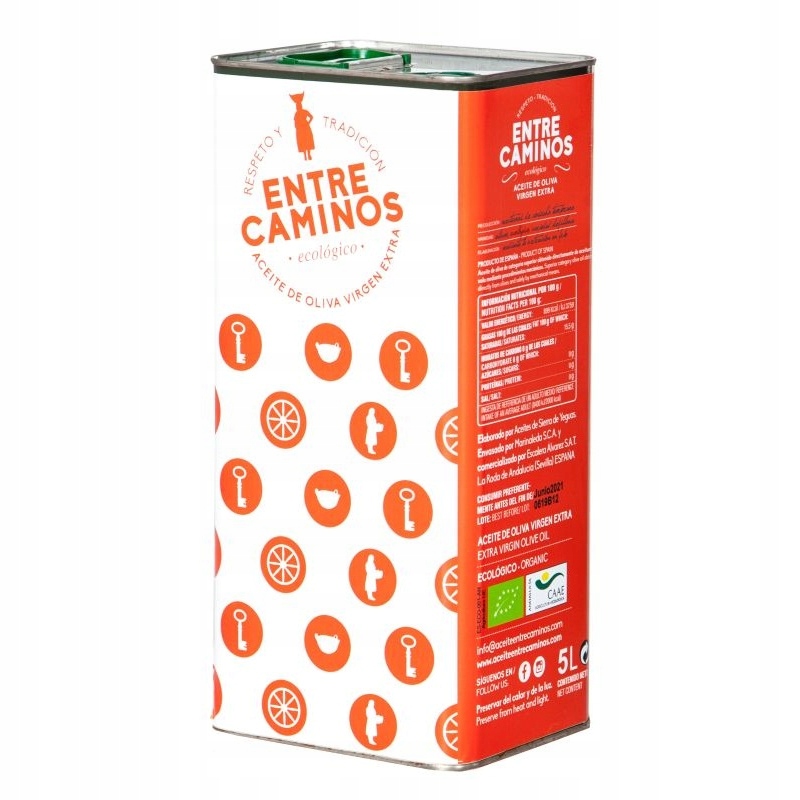 Ekologický extra panenský olivový olej 5L – 100% Hojiblanca – raná sklizeň