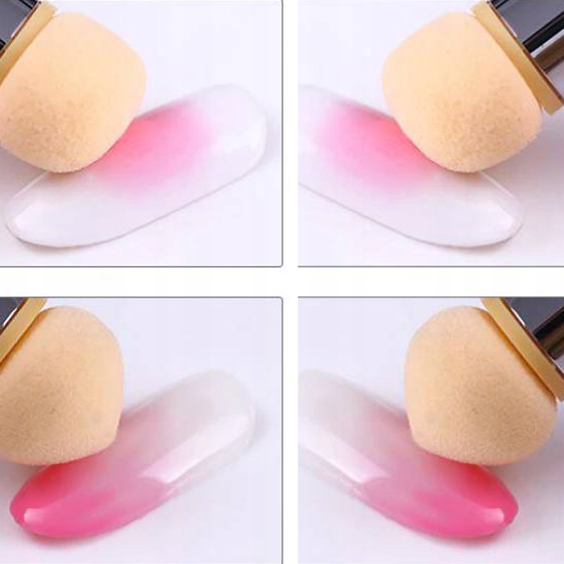 Pędzelek do ombre Aplikator gąbka stempel hybryda Rodzaj pojedynczy pędzelek