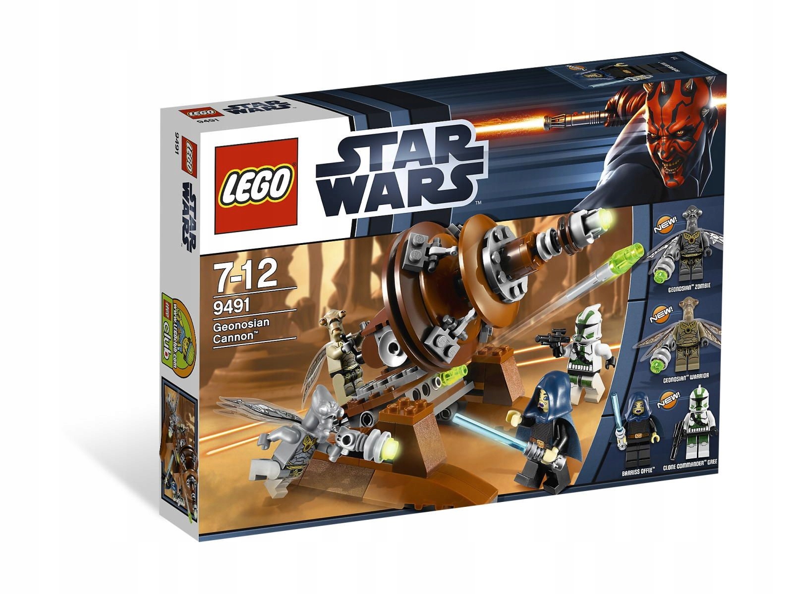 nový Lego Star Wars 9491 Geonosian Cannon unikát Misb 2012