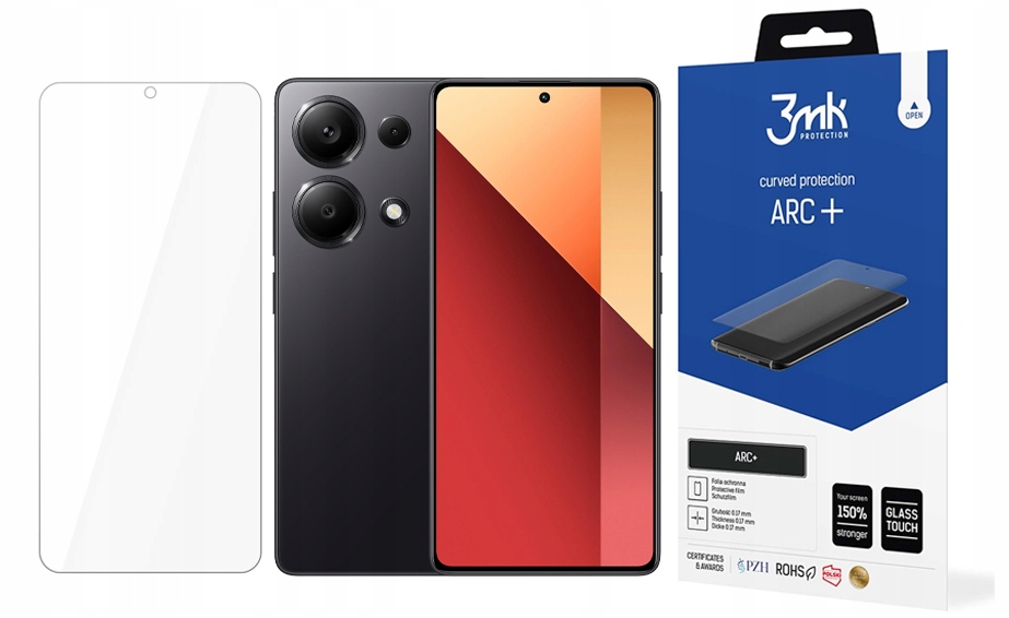 3mk Fólie Arc+ pro Redmi Note 13 Pro 4G Fólie Fullscreen