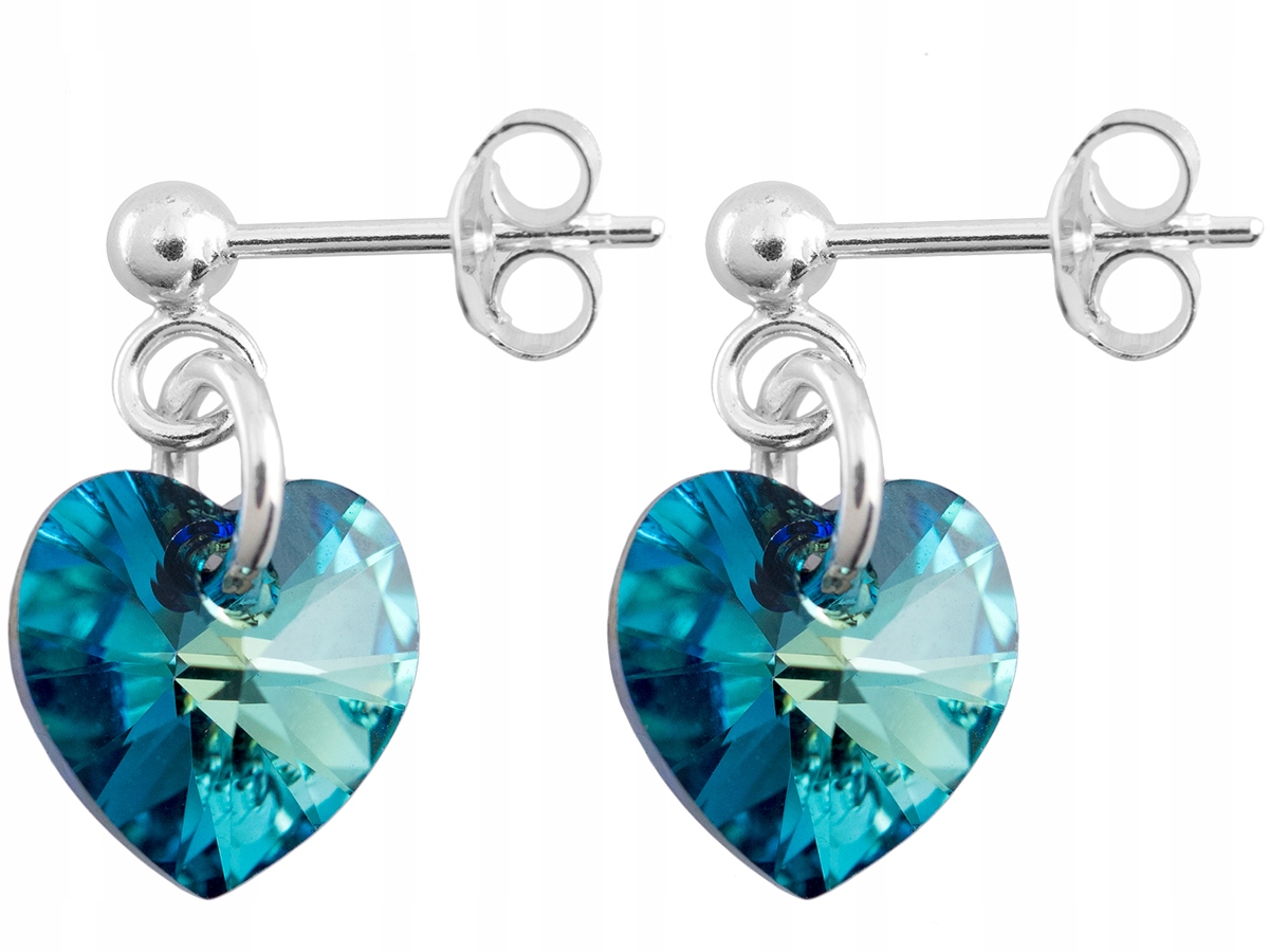

Versil kolczyki sztyfty serce Swarovski Srebro 925