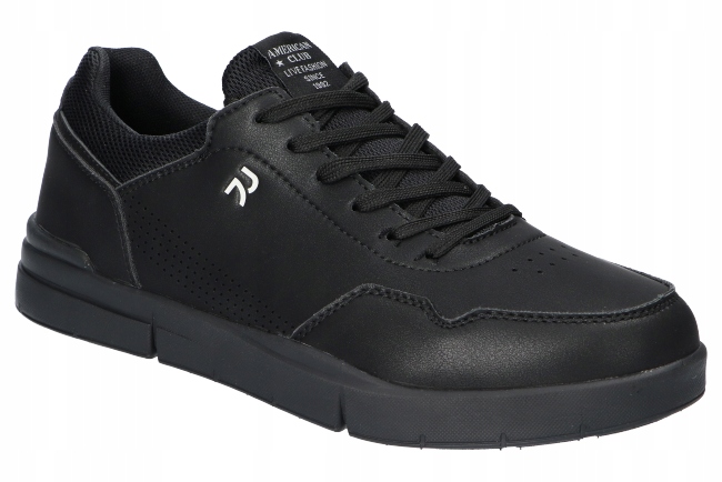 American Club RH126 Memory Foam Adidasy Polobotky Pánské Boty Černé 43