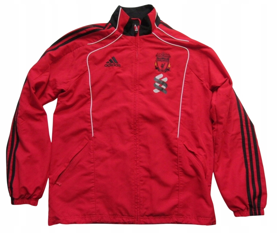 FC LIVERPOOL The Reds ADIDAS 2010-2011 czerwona KURTKA /WIATRÓWKA rozmiar M