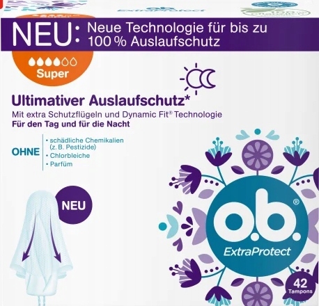 

Ob* Extraprotect Tampony Dzień I Noc 42SZT