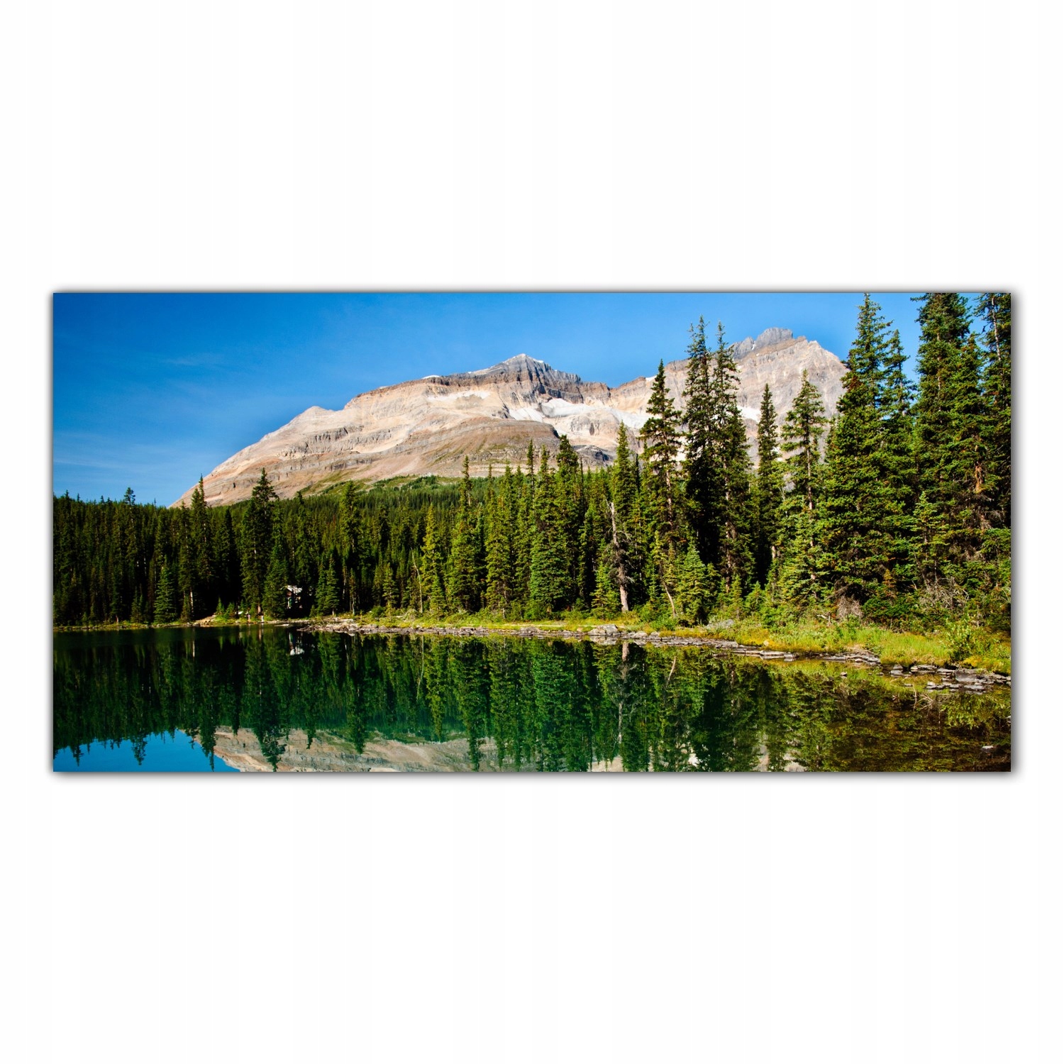 Jezero Krajina 140x70 Tvrzené sklo lacobel