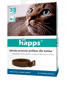 

Obroża Przeciw Pchłom Dla Kotów Happs