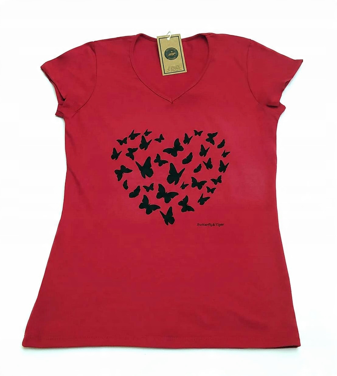 

Bluzka T-shirt Serce Motyl Xs Butterfly&Tiger
