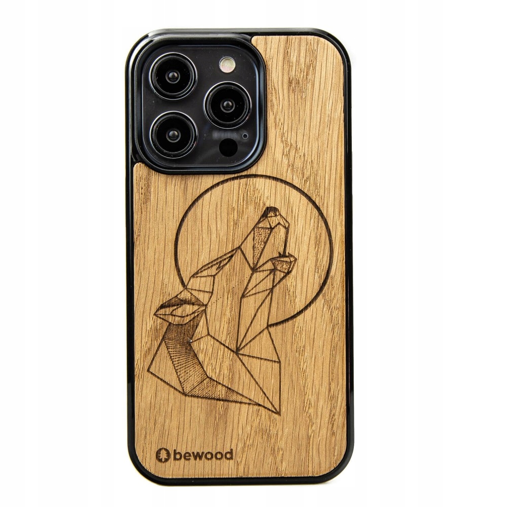 Dřevěné Pouzdro Bewood pro iPhone 15 Pro Vlk Dub
