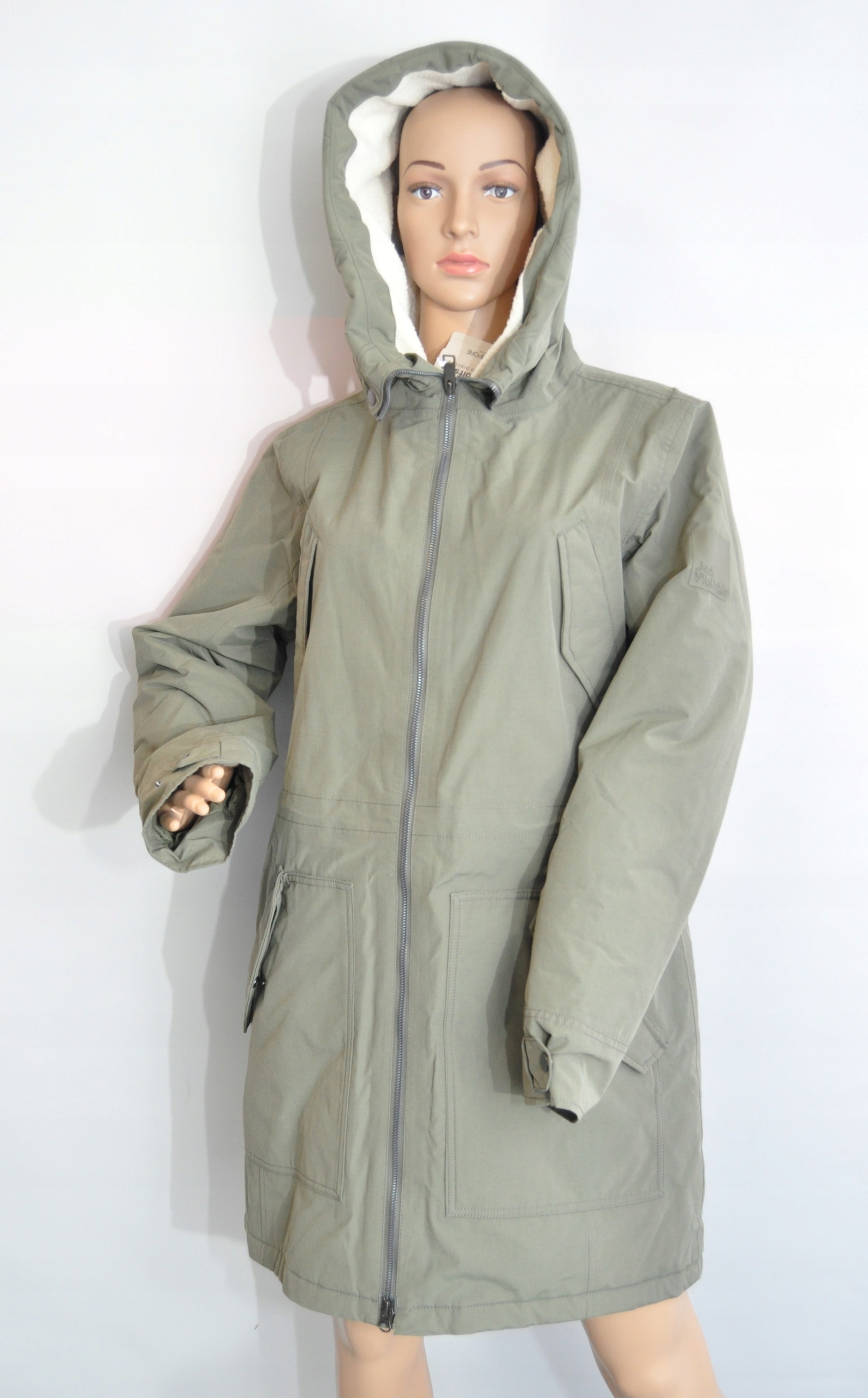 Jack Wolfskin dámská parka bunda s kapucí Rocky Point 70% L teplá