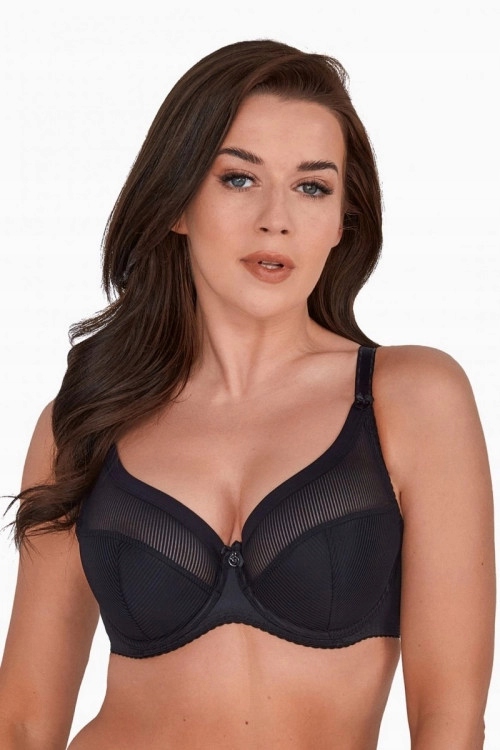 Biustonosz Gaia semi soft Bs 1058 Sonia czarny 099 85E