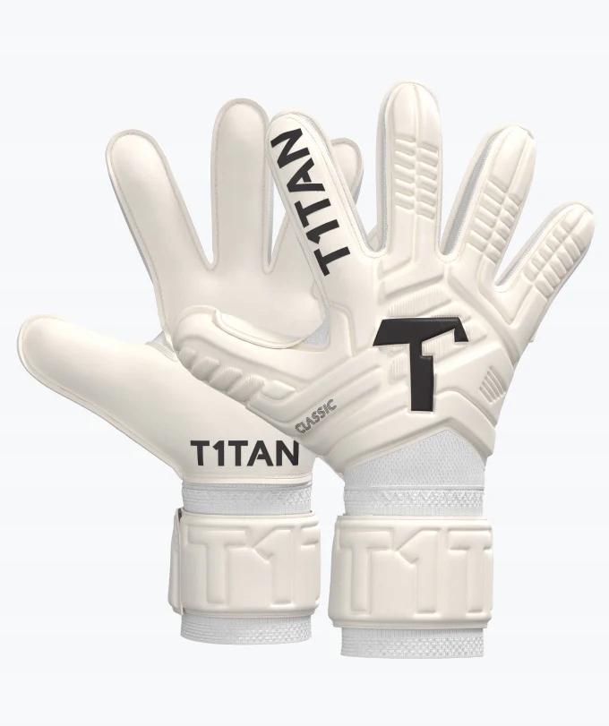 Rękawice bramkarskie T1TAN Classic 1.0 White-Out Junior na Dzień Dziecka