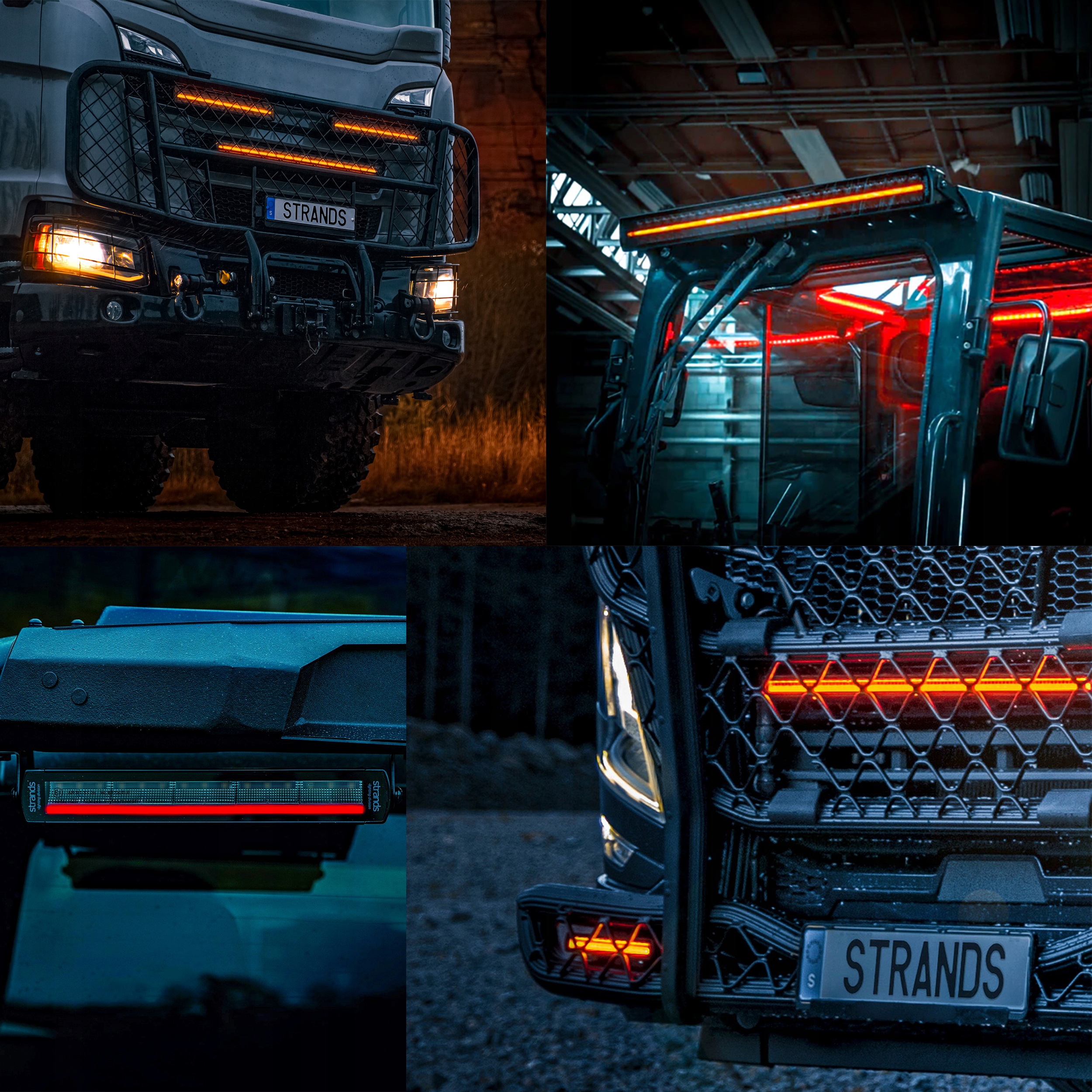 Lampa halogen STRANDS RT 12'' LED BAR 8000lm 92W Źródło światła LED