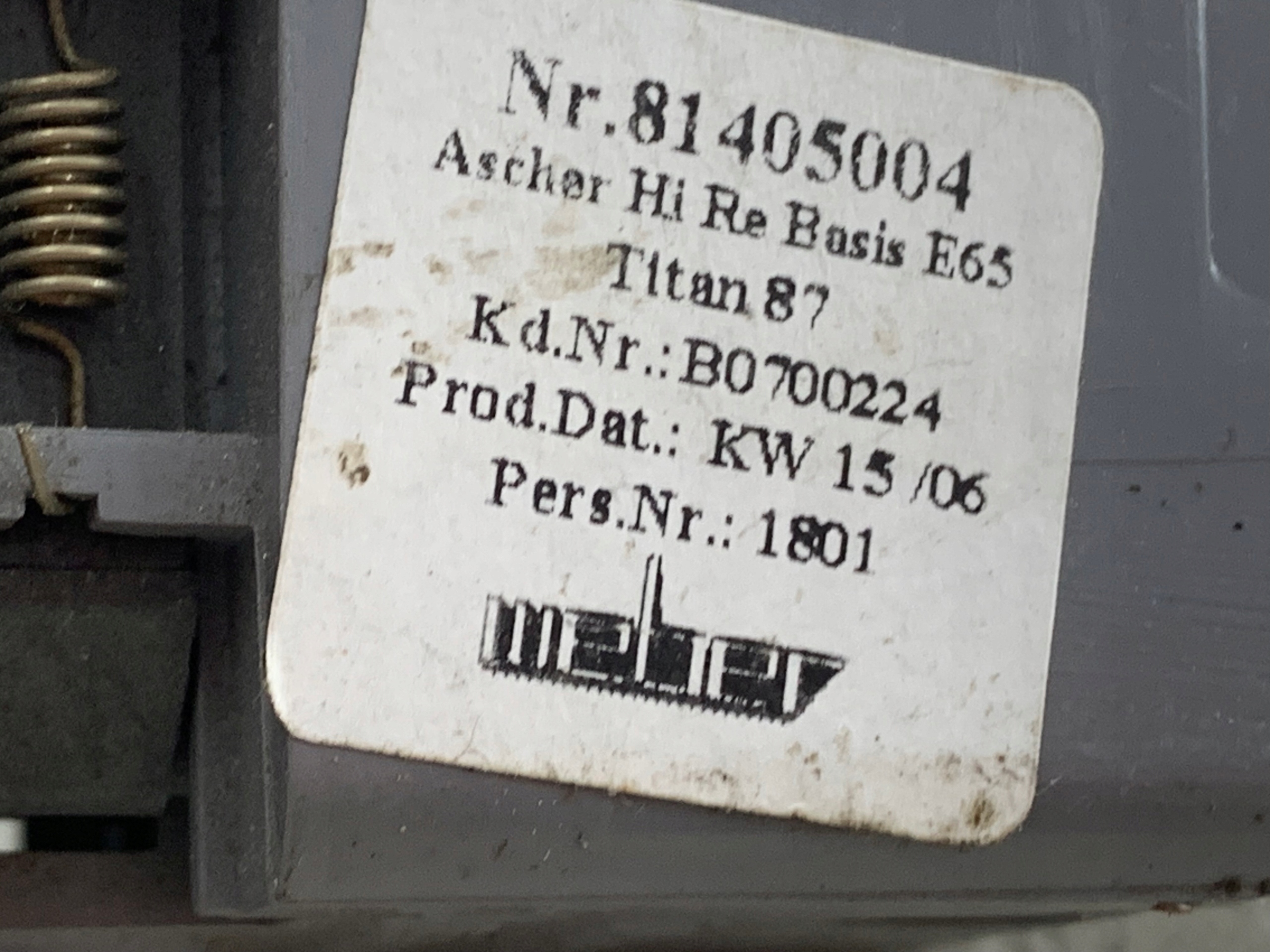 BMW E65 switch PANEL of the window left front passenger compartment 8379597